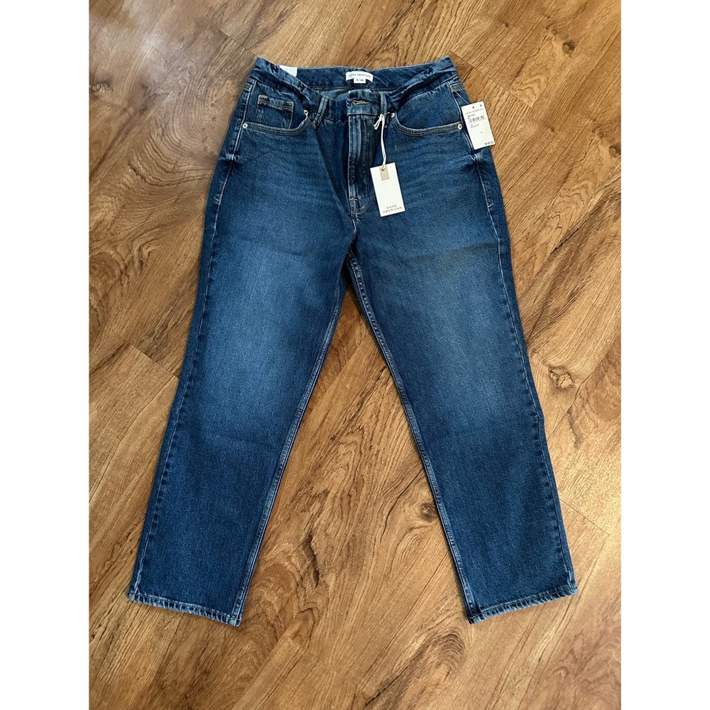 NWT Good American Good Icon Crop Jean